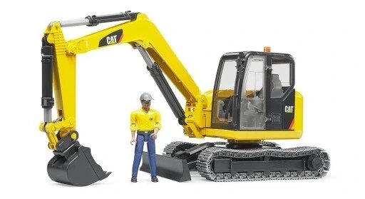 Екскаватор Bruder міні-екскаватор Cat Caterpillar 02466 від компанії Інтернет-магазин EconomPokupka - фото 1