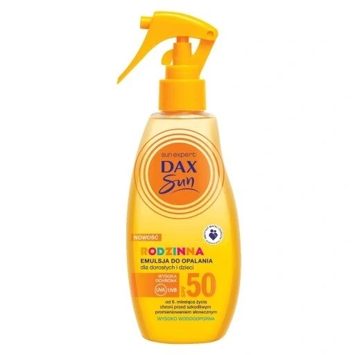 Емульсія для засмаги Dax Sun родина 50 Spf 200 мл від компанії Інтернет-магазин EconomPokupka - фото 1