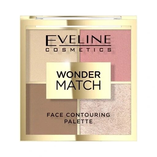 Eveline Cosmetics Wonder Match палетка для контурування обличчя No 02 від компанії Інтернет-магазин EconomPokupka - фото 1