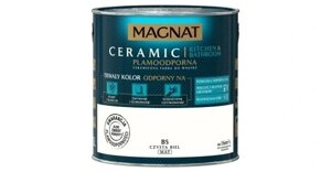 Фарба для керамічних стін Magnat Ceramic Kitchen&Bath B5 2,5 л біла матова