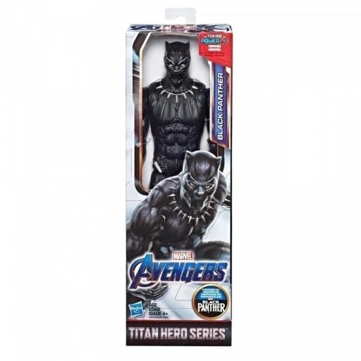 Фігурка Hasbro Titan Hero Avengers Black Panther E5875 чорна пантера Marvel 30 см від компанії Інтернет-магазин EconomPokupka - фото 1