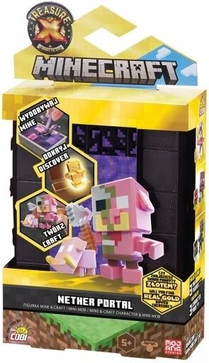 Фігурка Moose Toys Treasure X Minecraft Nether Portal 41642 розкопки 41642 від компанії Інтернет-магазин EconomPokupka - фото 1