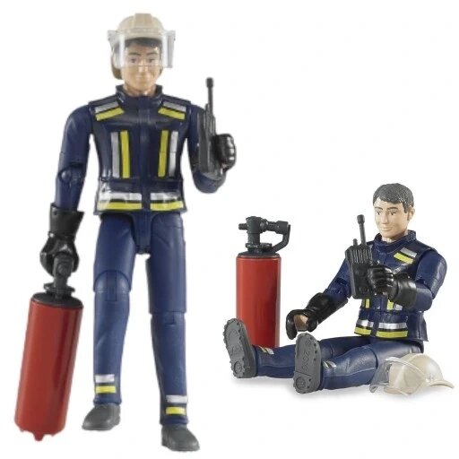 Фігурка пожежника Bruder з вогнегасником 60100 від компанії Інтернет-магазин EconomPokupka - фото 1