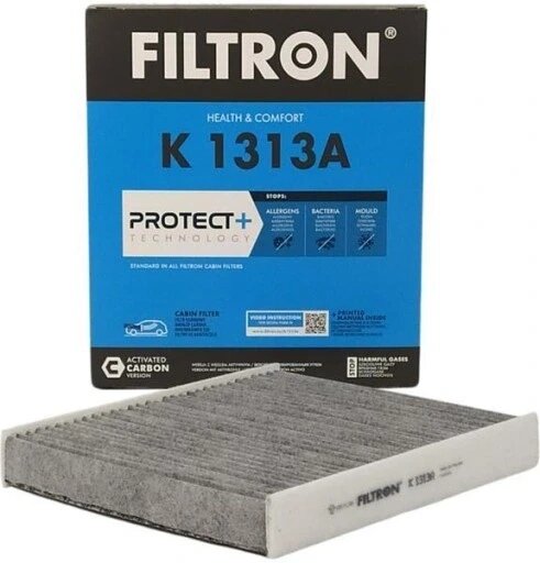 Filtron K 1313a фільтр вентиляція пасажирського простору кабіновий вугільний Ibiza V Rapid Polo від компанії Інтернет-магазин EconomPokupka - фото 1