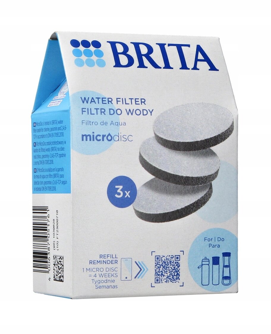 Фільтруючі вкладиші Brita Microdisc 3 шт. фільтруючий диск Microdisk для пляшки 3 шт. від компанії Інтернет-магазин EconomPokupka - фото 1