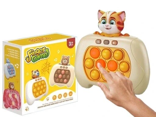 Fingre Game Cat Owl-tech аркадна гра Pop It Electric антистресова майдичність Finger від компанії Інтернет-магазин EconomPokupka - фото 1