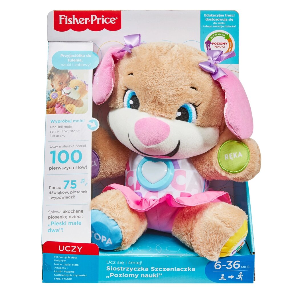 Fisher-price говорить медсестра-собака ч навчайся смійся сестричко-щеня плюшева іграшка Fpp63 від компанії Інтернет-магазин EconomPokupka - фото 1