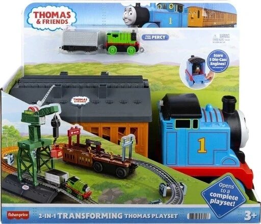 Fisher-price Thomas & Friends Transformation Gxh08 Tomek розширювальний набір 2in1 Ghx08 Peter Transformer гусеничний від компанії Інтернет-магазин EconomPokupka - фото 1