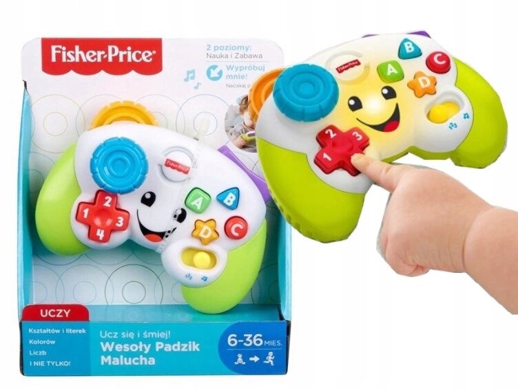 Fisher Price веселий малюк Fwg20 інтерактивна іграшка для немовляти +6m від компанії Інтернет-магазин EconomPokupka - фото 1