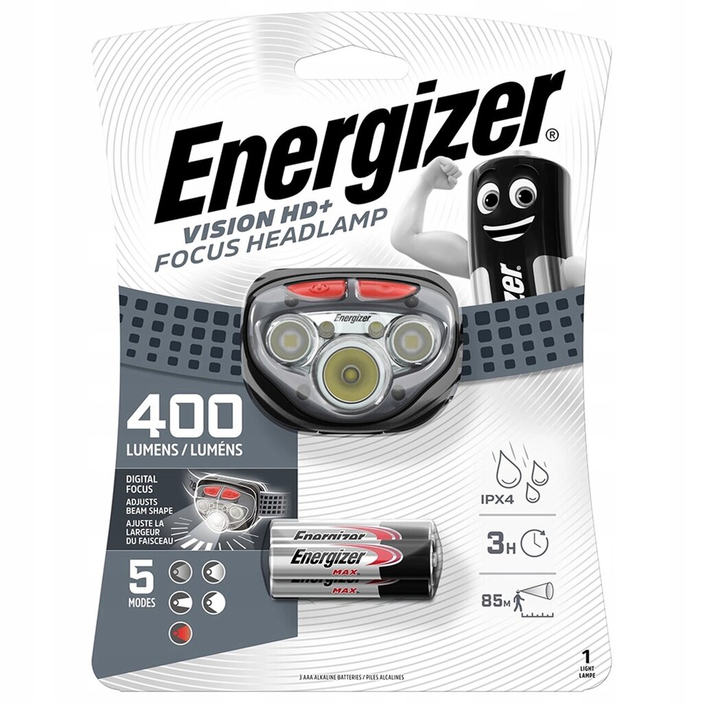 Фонар налобний Energizer 400 Lm Led ліхтарик налобний Vision Headlight Hd+ Focus від компанії Інтернет-магазин EconomPokupka - фото 1