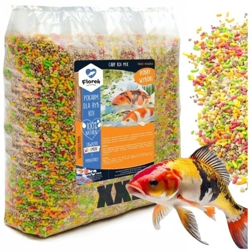 Food Food Feed Bait Granules For Koi Fish Carp Mix для ставку, підкормка для риб від компанії Інтернет-магазин EconomPokupka - фото 1