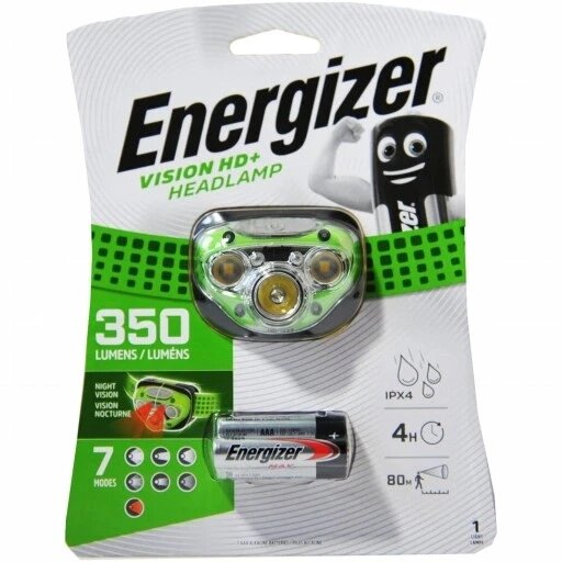 Фронтальна ліхтарик Energizer 350 Lm Led Vision Hd+ 350lm від компанії Інтернет-магазин EconomPokupka - фото 1