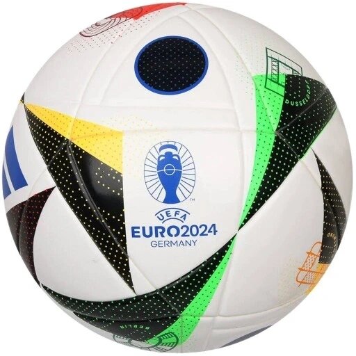 Футбольний м'яч Adidas Euro24 Lge J290 R легкий 290г для дітей Junior Fussballliebe від компанії Інтернет-магазин EconomPokupka - фото 1