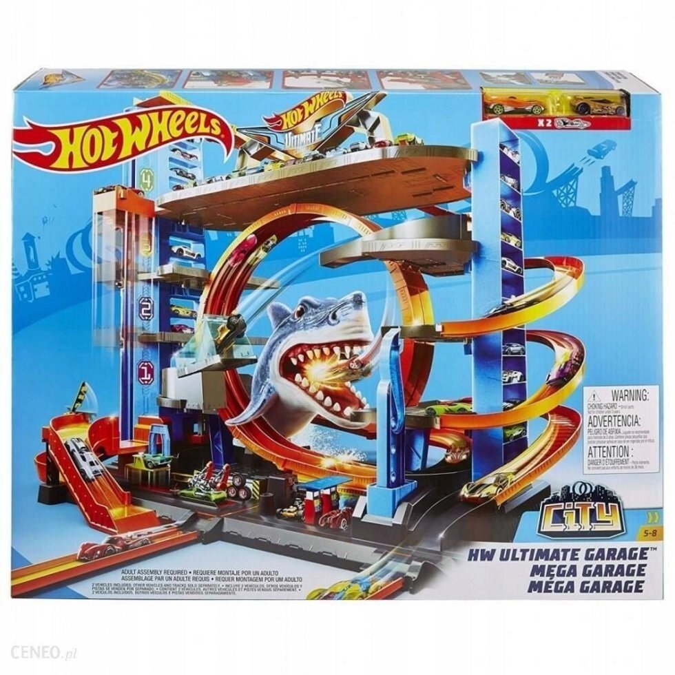 Гараж з акулою Mattel Hot Wheels (FTB69) від компанії Інтернет-магазин EconomPokupka - фото 1