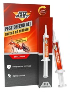 Гель проти мурах No-pest 10 Ml сильна отрута засіб препарат від фараонових мурах гнізда мурах