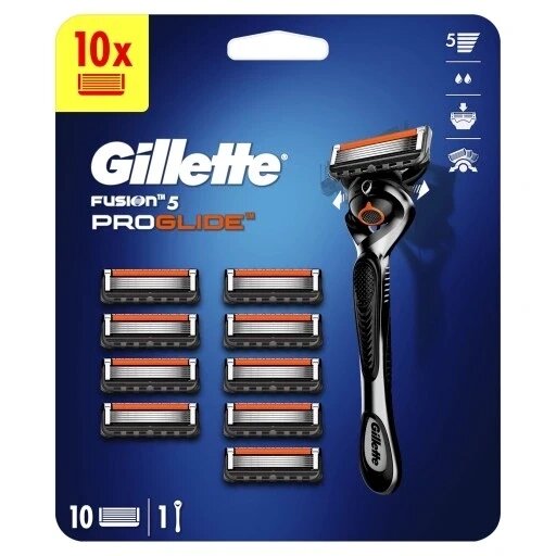 Gillette Proglide чоловіча бритва для гоління 10 лез + від компанії Інтернет-магазин EconomPokupka - фото 1