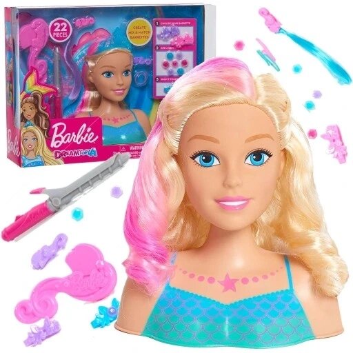 Голова для укладки Barbie Dreamtopia лялька русалка розчісання від компанії Інтернет-магазин EconomPokupka - фото 1