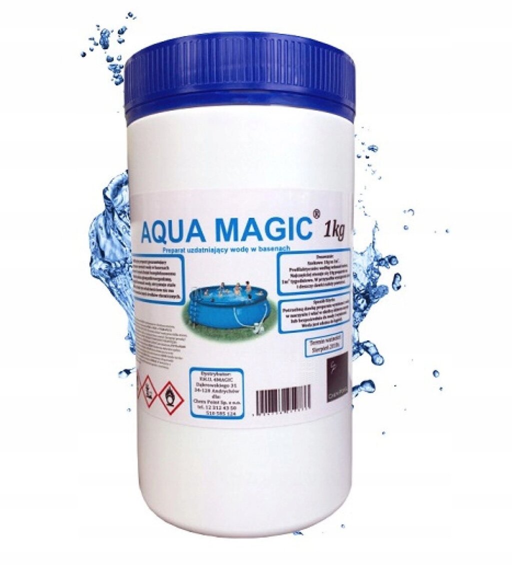 Гранули хлору Aqua Magic 1 кг для басейнів 1кг від компанії Інтернет-магазин EconomPokupka - фото 1