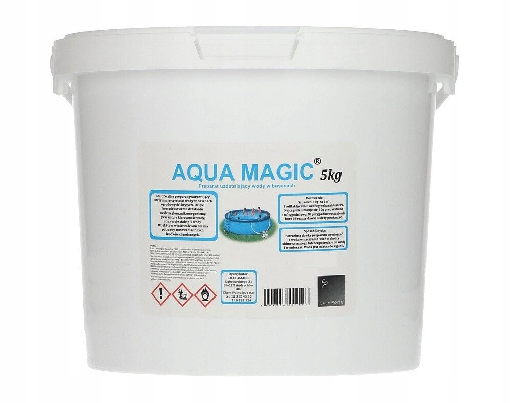 Гранули хлору Aqua Magic 5,1 кг 6в1 для басейну від компанії Інтернет-магазин EconomPokupka - фото 1