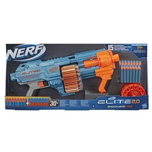 Гвинтівка Hasbro Nerf Elite 2.0 пускова установка Shockwave Rd-15 E9527 від компанії Інтернет-магазин EconomPokupka - фото 1