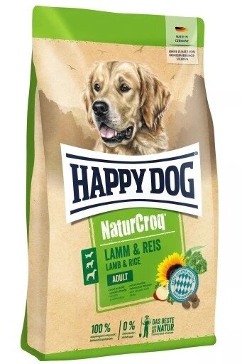 HAPPY DOG NaturCroq Lamb сухий корм для собак з харчовою гіперчутливістю 15 кг від компанії Інтернет-магазин EconomPokupka - фото 1
