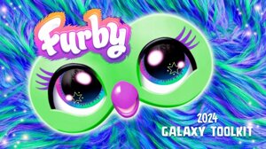 Hasbro Furby Aurora (світить у темряві) інтерактивна іграшка 2.0 галактика маскот зоря Pl