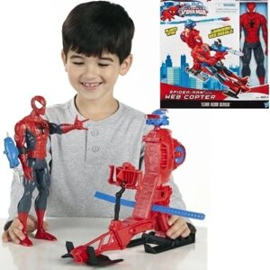 Hasbro людина-павук 30см + гелікоптер A6747 WEB copter