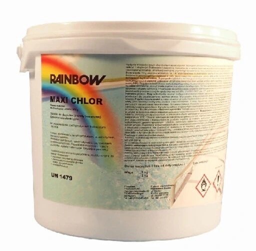 Хлорові таблетки Rainbow багатофункціональні 200г 5кг від компанії Інтернет-магазин EconomPokupka - фото 1