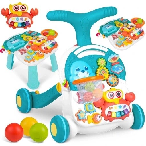 Ходунки Ricokids Rk-810 2в1 стіл для дітей 3в1 781000 від компанії Інтернет-магазин EconomPokupka - фото 1