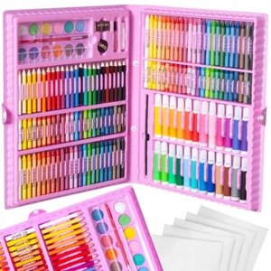 Художній набір Artis 168 шту валізі Crayons Paints Menters