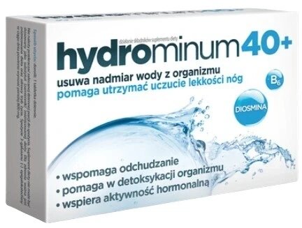 "hydrominum 40+ видаляє надлишок води діосміна B6 схуднення Aflofarm 30 таблеток" від компанії Інтернет-магазин EconomPokupka - фото 1