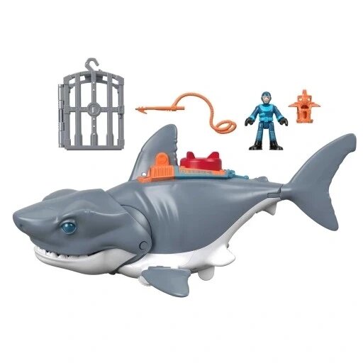 Imaginext набір акул Megaw Mattel Shark Attack Gkg77 від компанії Інтернет-магазин EconomPokupka - фото 1