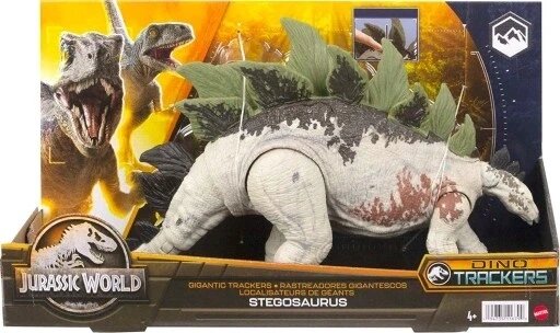 Jurassic World динозавр стегозавр гігантський трекер Hlp24 фігура динозавра Mattel від компанії Інтернет-магазин EconomPokupka - фото 1