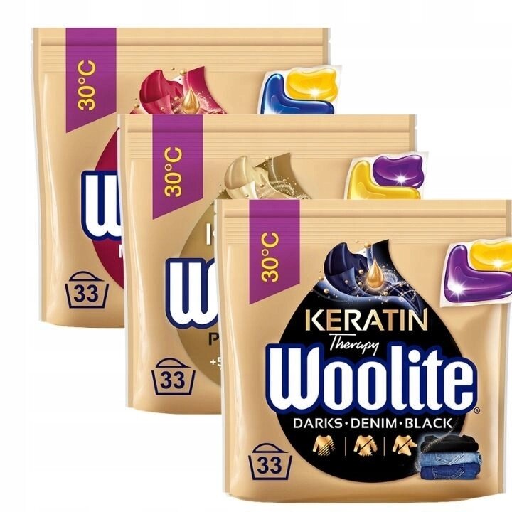 Капсули для прання Woolite 33 шт. Pro Care колір білий X3 від компанії Інтернет-магазин EconomPokupka - фото 1