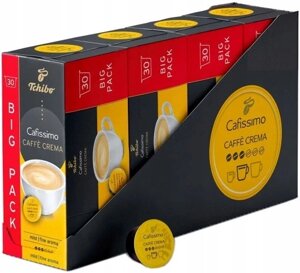 Капсули TCHIBO CAFISSIMO Caffe Crema Fine Aroma (Mild) 120 капсул - 4 x 30 шт.