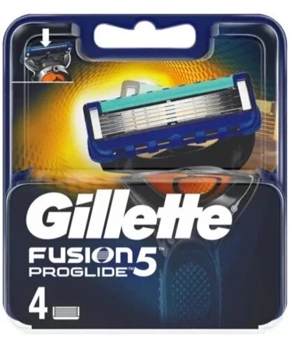 Картриджі для станків Gillette Fusion5 Proglide Power 4 шт. леза 4шт від компанії Інтернет-магазин EconomPokupka - фото 1