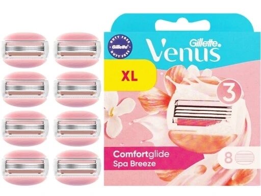 Картриджі для станків Gillette Venus 8 шт. Comfort Glide Spa Breeze оригінал від компанії Інтернет-магазин EconomPokupka - фото 1