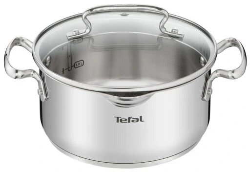 Каструля з кришкою TEFAL Duetto+ G7194655 24 см 5 л від компанії Інтернет-магазин EconomPokupka - фото 1