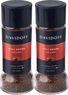 Кава розчинна Davidoff Rich Aroma 100г х 2 шт. від компанії Інтернет-магазин EconomPokupka - фото 1