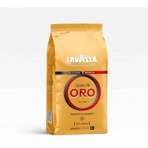 Кава в зернах арабіка Lavazza Qualita Oro 1000 г кг від компанії Інтернет-магазин EconomPokupka - фото 1