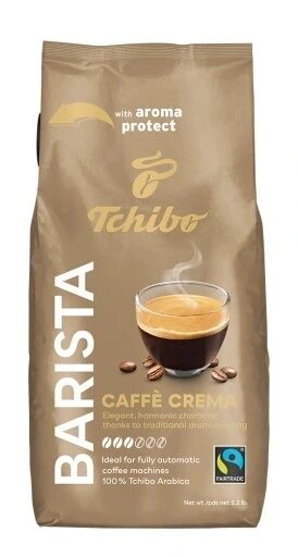 Кава в зернах арабіка Tchibo Barista Caffe Crema 1000 г 1 кг від компанії Інтернет-магазин EconomPokupka - фото 1