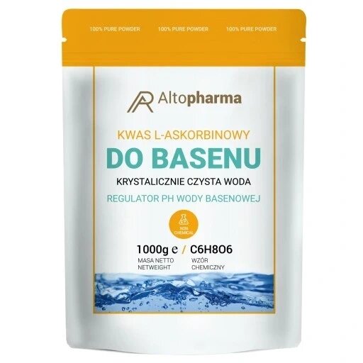 Кислота L-аскорбінова у порошку Alto Pharma 1 кг вітамін с для басейну води 1кг від компанії Інтернет-магазин EconomPokupka - фото 1