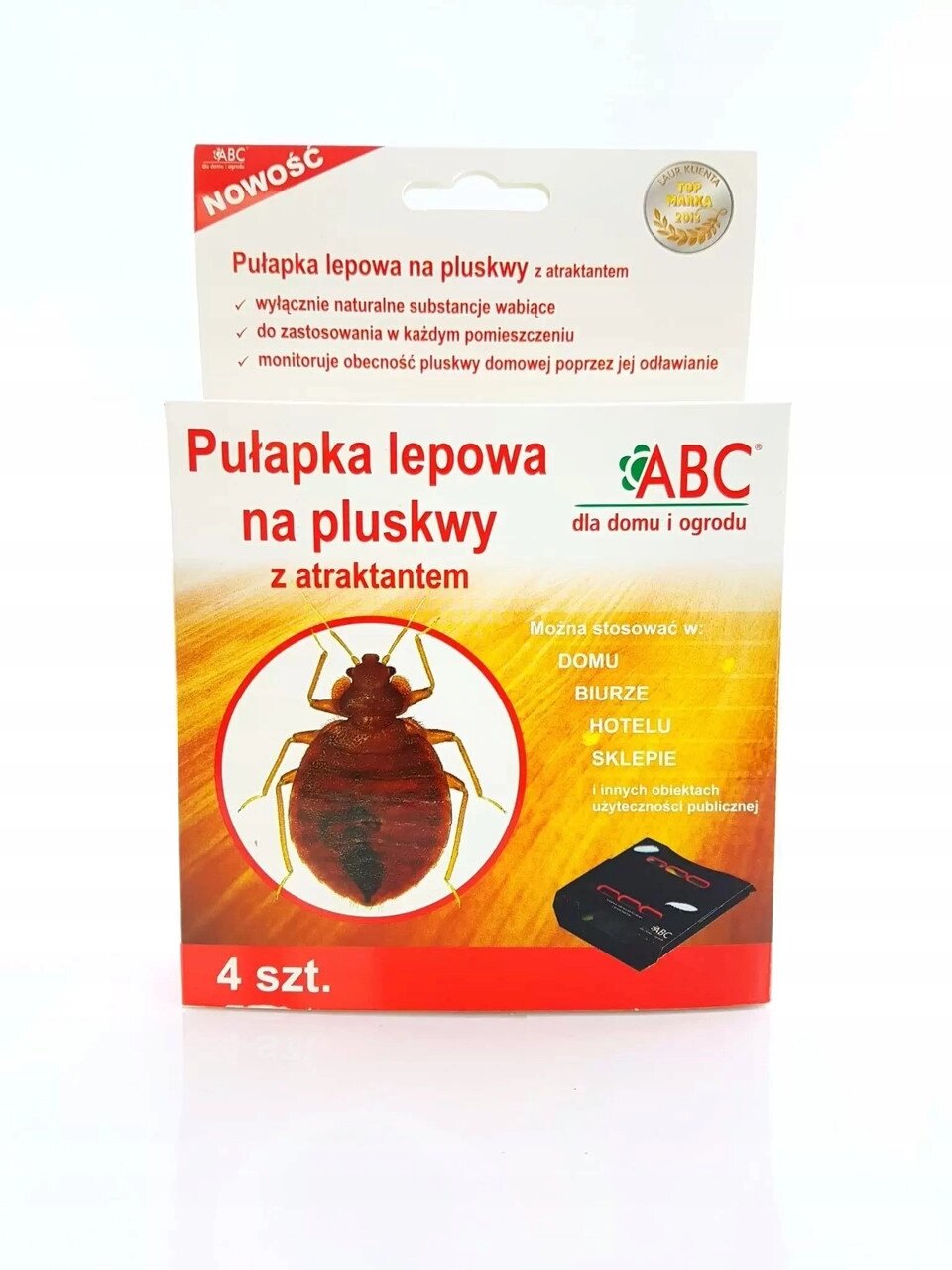 Клей проти клопів Abc 0,3 кг пастка-клейовина на клопів отрута 4 шт. від компанії Інтернет-магазин EconomPokupka - фото 1