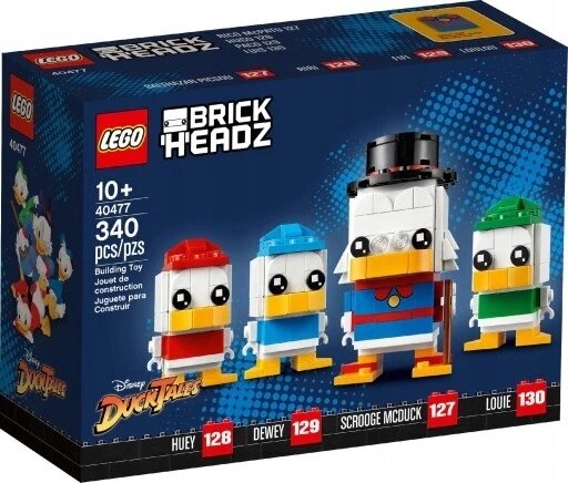 Конструктор LEGO BrickHeadz 40477 Скрудж Макдак, Гізіо, Дізіо та Зізіо від компанії Інтернет-магазин EconomPokupka - фото 1