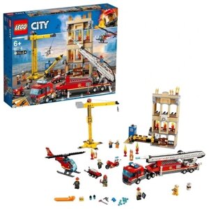 Конструктор LEGO City 60216 Пожежна станція в центрі