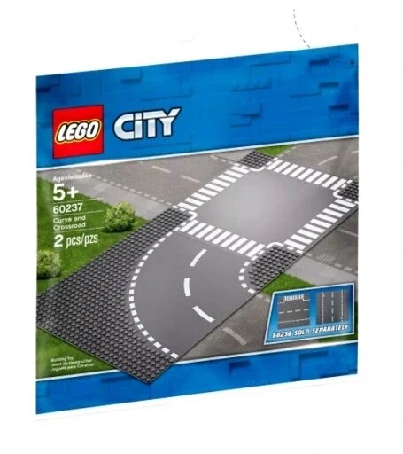 Конструктор LEGO City 60237 Поворот і перехрестя від компанії Інтернет-магазин EconomPokupka - фото 1