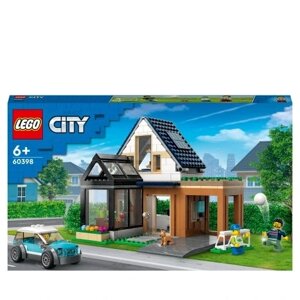 Конструктор LEGO City 60398 Сімейний будинок і електричний автомобіль