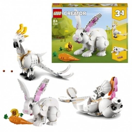 Конструктор Lego Creator 3в1 31133 білий кролик White Rabbit 3in1 Gift 258 ел. від компанії Інтернет-магазин EconomPokupka - фото 1