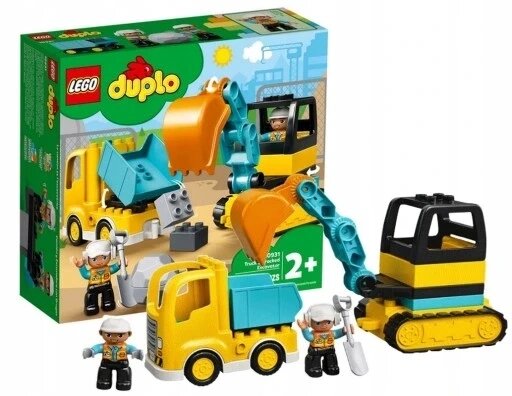 Конструктор Lego Duplo 10931 вантажівка та гусеничний екскаватор від компанії Інтернет-магазин EconomPokupka - фото 1