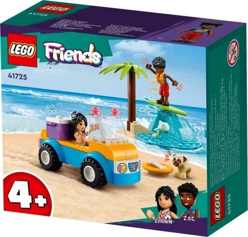 Конструктор LEGO Friends 41725 Beach Buggy Fun Розваги на пляжному баггі від компанії Інтернет-магазин EconomPokupka - фото 1